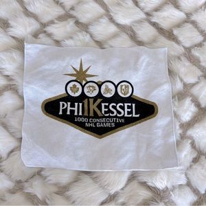 Vegas Golden Knights VGK Phil Kessel Rally Towel, 1000 Consecutive NHL Games